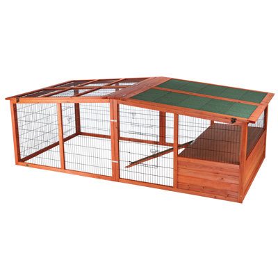 Trixie extra large rabbit hutch with attic hotsell